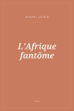 Portada de L'Afrique fantôme