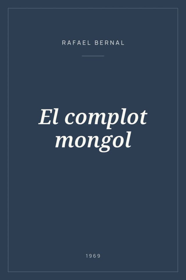 Portada de El complot mongol