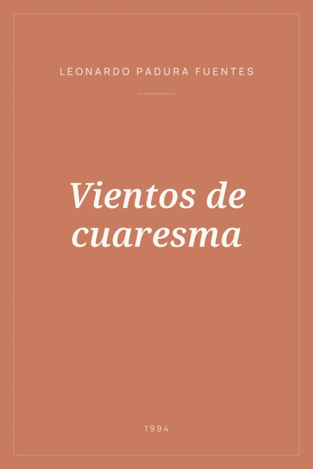 Portada de Vientos de cuaresma