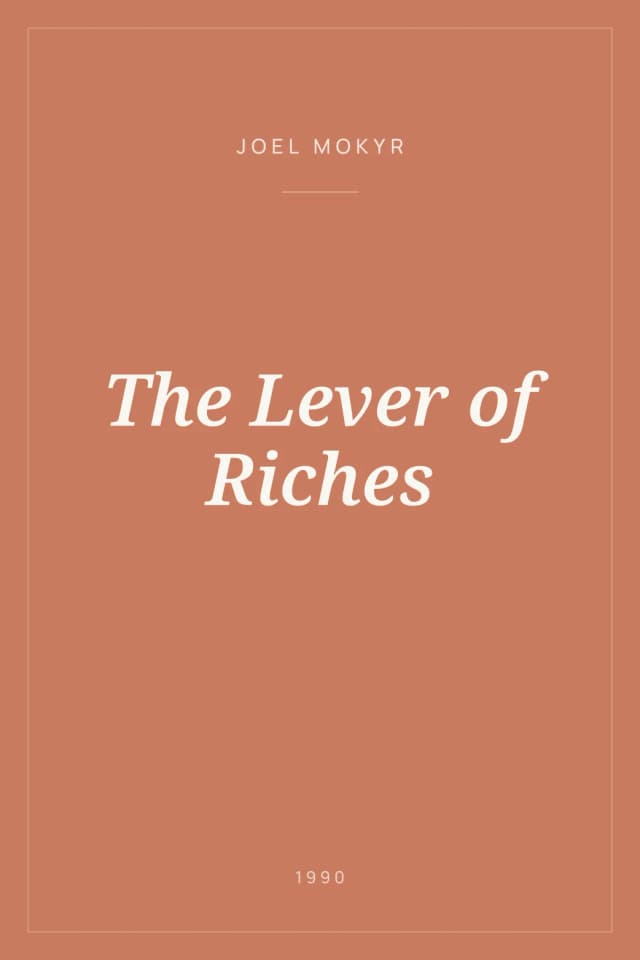 Portada de The Lever of Riches