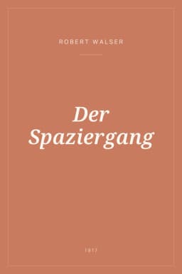 Portada de Der Spaziergang