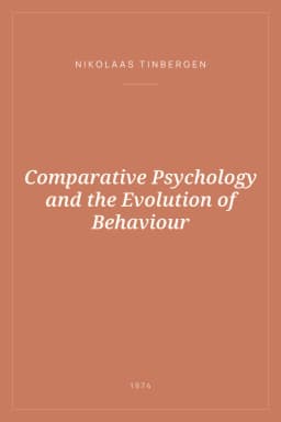 Portada de Comparative Psychology and the Evolution of Behaviour