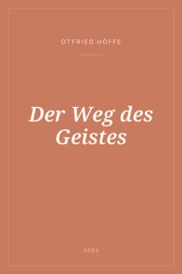 Portada de Der Weg des Geistes