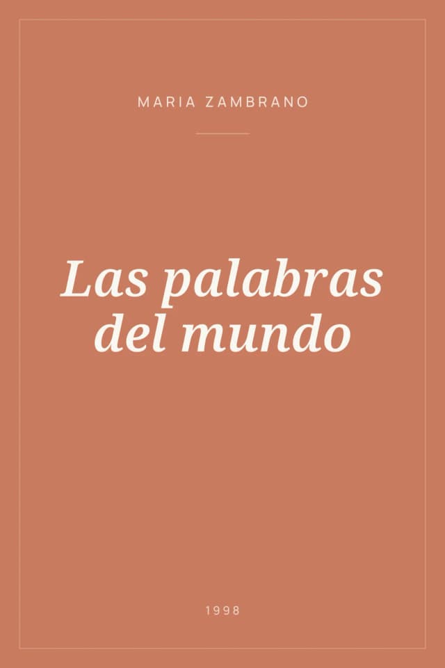 Portada de Las palabras del mundo