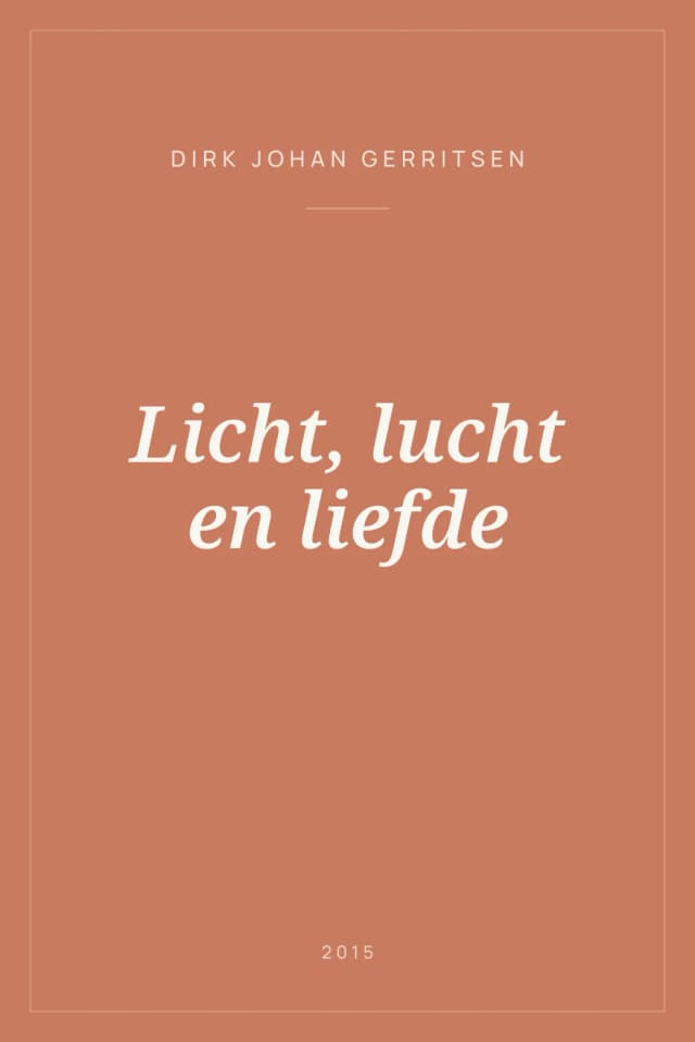 Portada de Licht, lucht en liefde