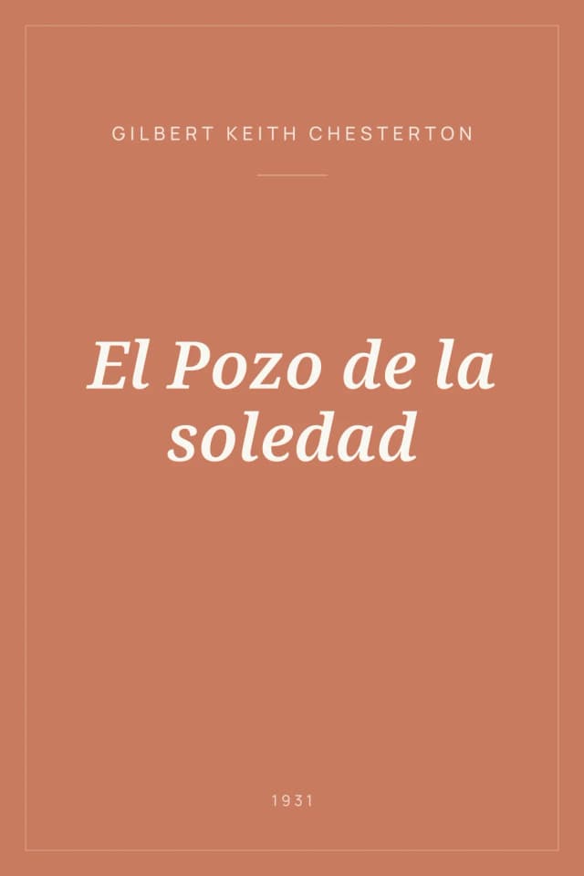 Portada de El Pozo de la soledad