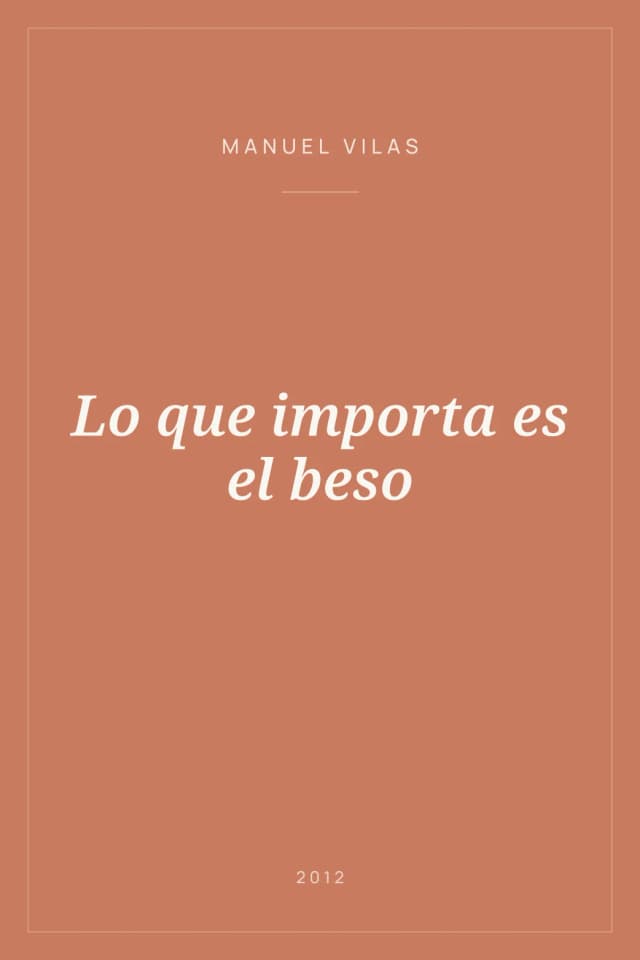 Portada de Lo que importa es el beso