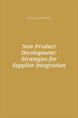 Portada de New Product Development: Strategies for Supplier Integration
