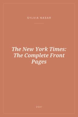 Portada de The New York Times: The Complete Front Pages