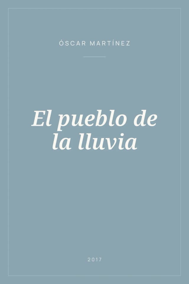 Portada de El pueblo de la lluvia