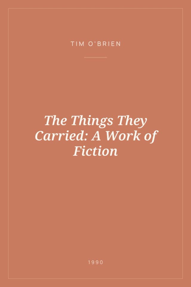 Portada de The Things They Carried: A Work of Fiction