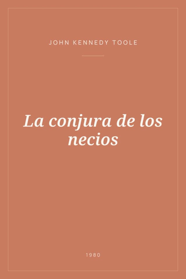 Portada de La conjura de los necios