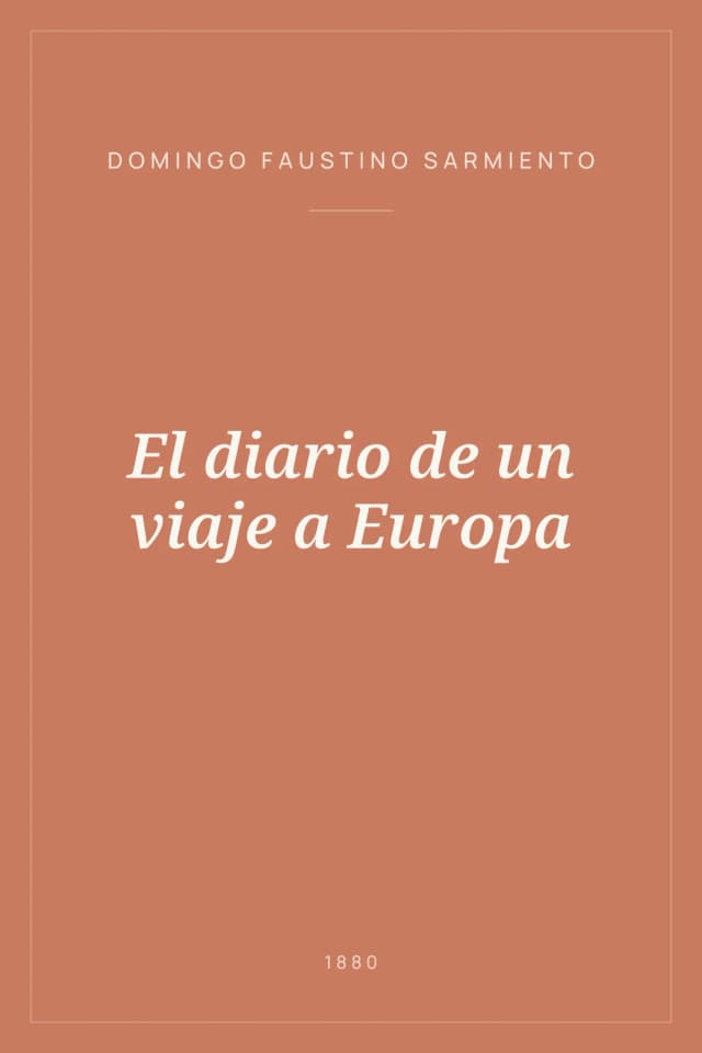 Portada de El diario de un viaje a Europa