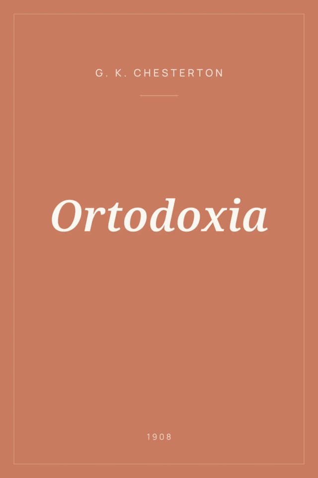 Portada de Ortodoxia