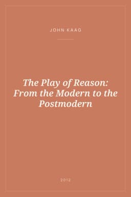 Portada de The Play of Reason: From the Modern to the Postmodern
