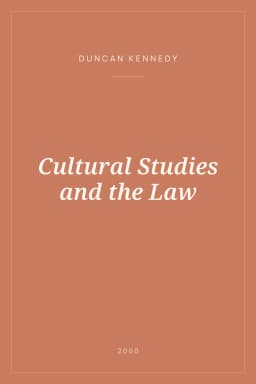 Portada de Cultural Studies and the Law