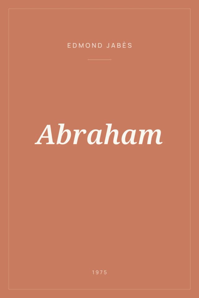 Portada de Abraham