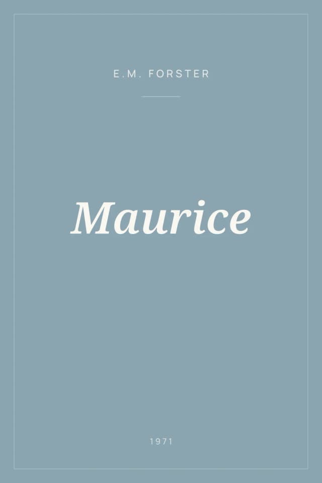 Portada de Maurice