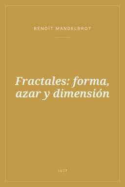 Portada de Fractales: forma, azar y dimensión