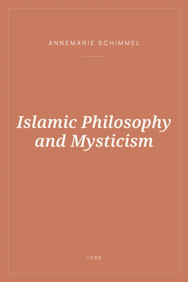 Portada de Islamic Philosophy and Mysticism