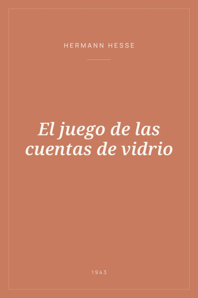 Portada de El juego de las cuentas de vidrio