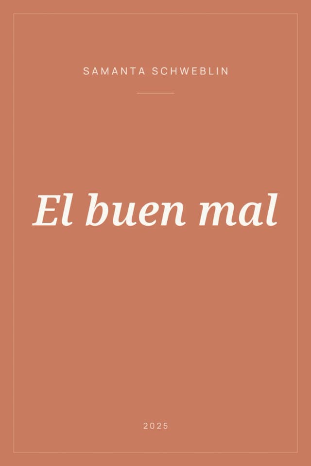 Portada de El buen mal