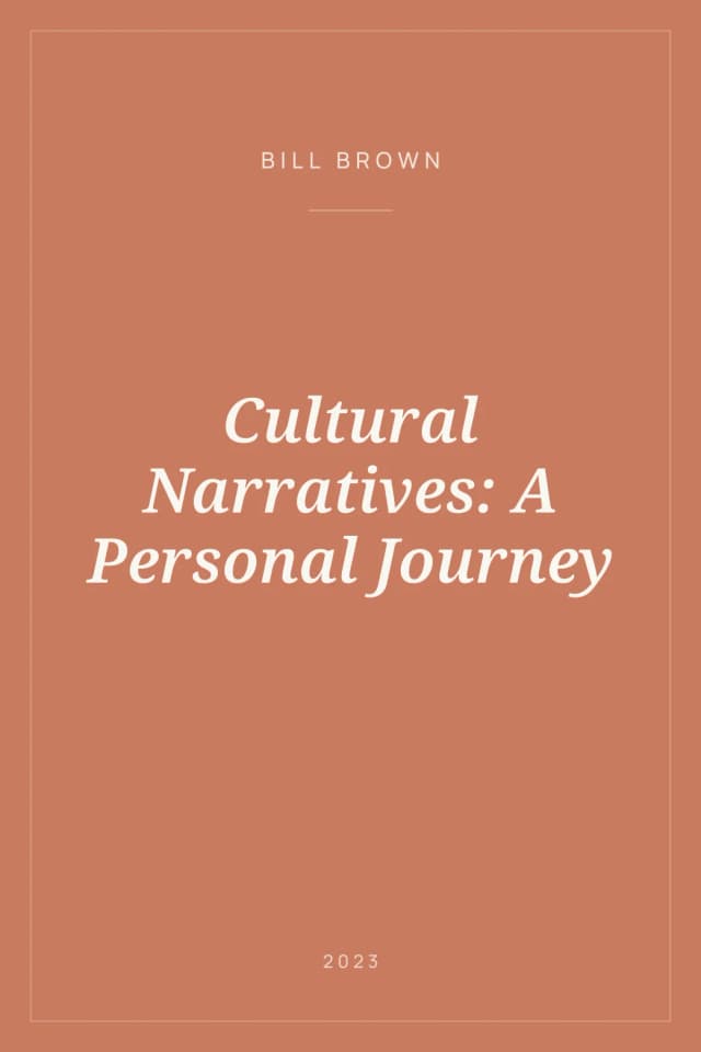 Portada de Cultural Narratives: A Personal Journey