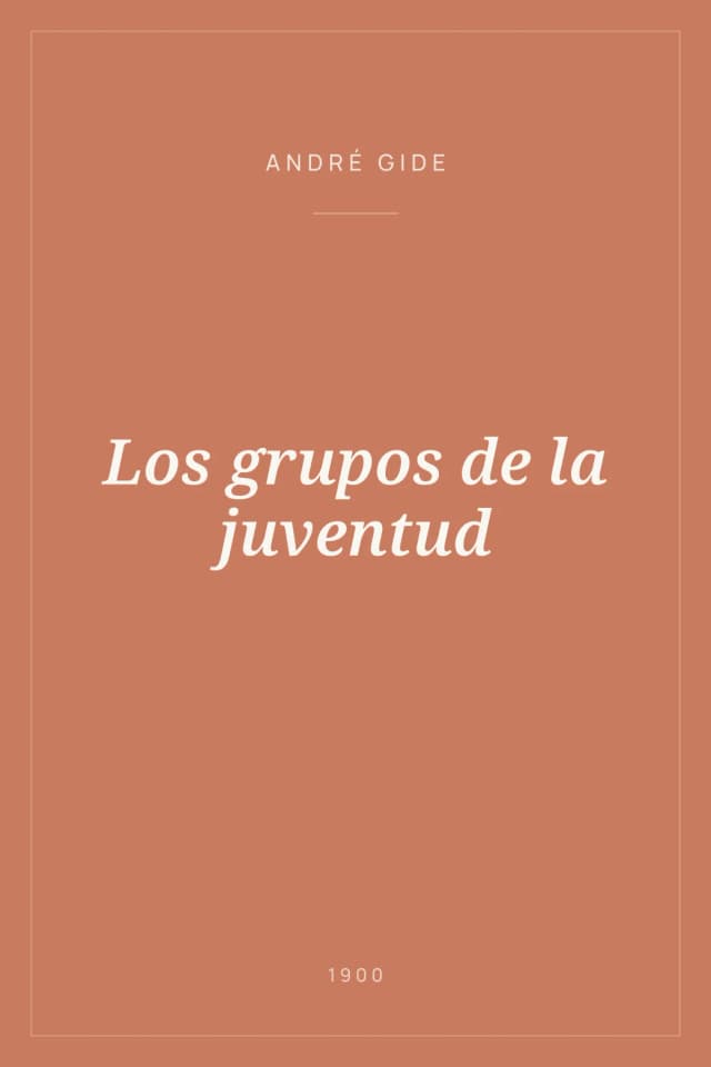 Portada de Los grupos de la juventud