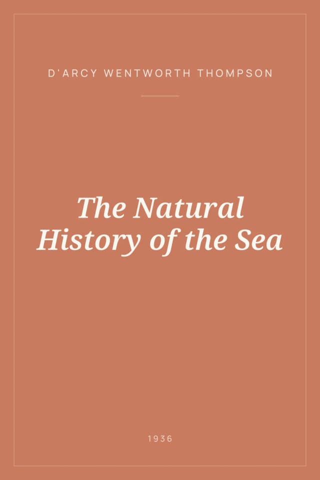Portada de The Natural History of the Sea