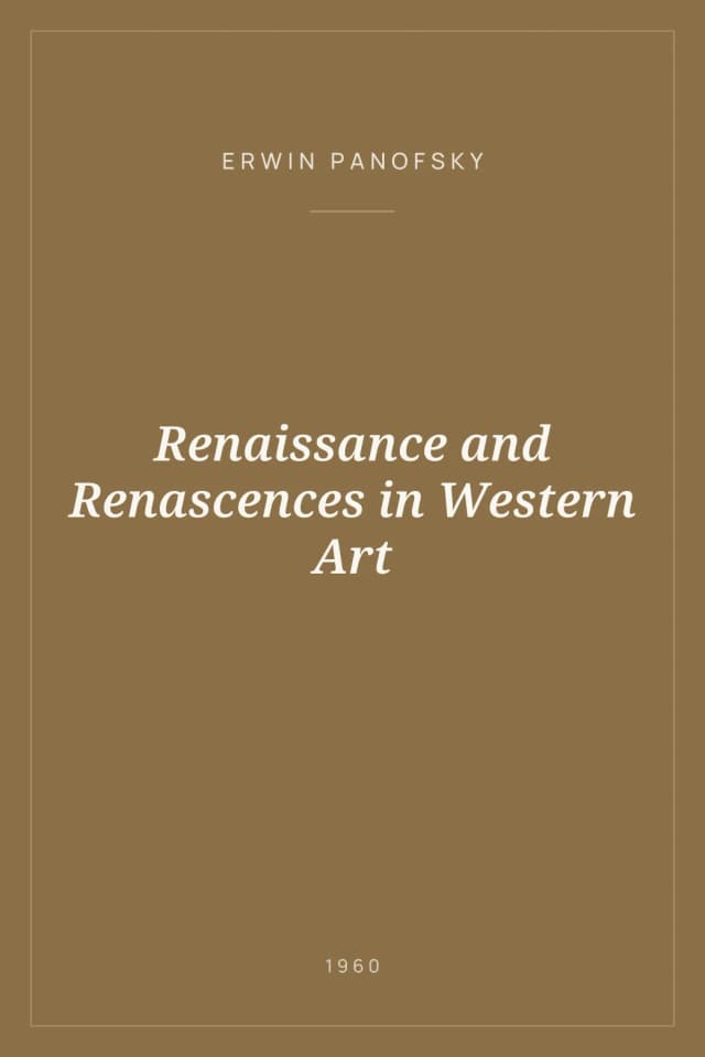 Portada de Renaissance and Renascences in Western Art