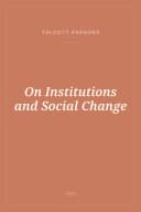 Portada de On Institutions and Social Change