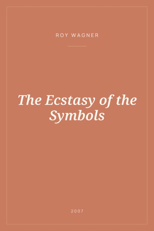 Portada de The Ecstasy of the Symbols