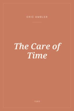 Portada de The Care of Time