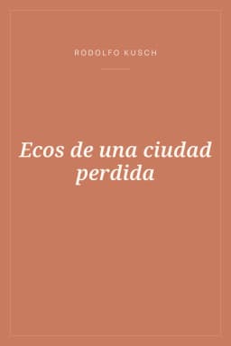 Portada de Ecos de una ciudad perdida
