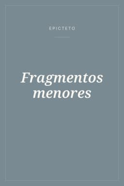Portada de Fragmentos menores