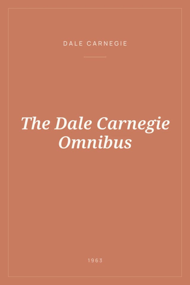 Portada de The Dale Carnegie Omnibus