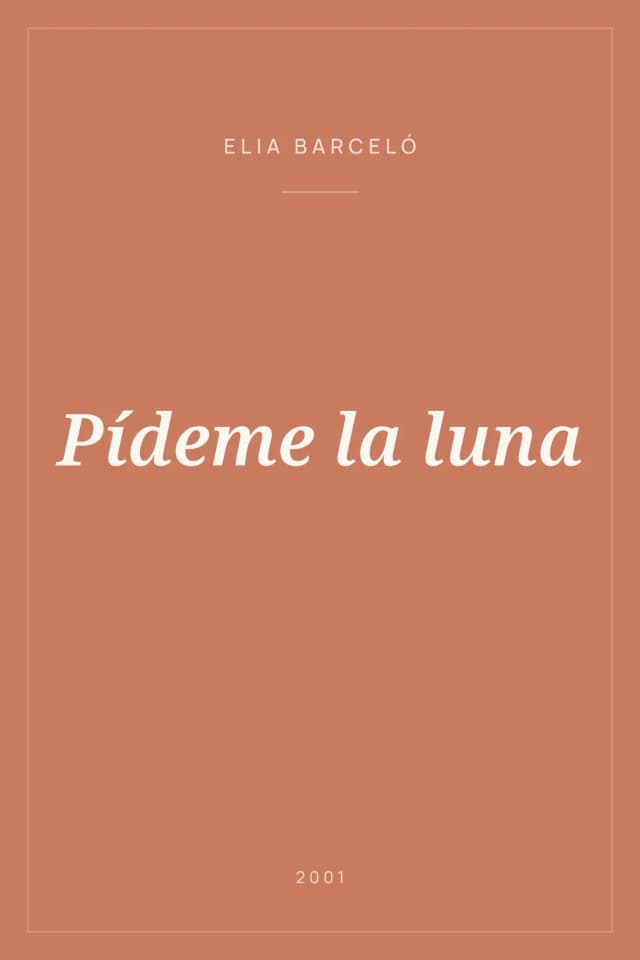 Portada de Pídeme la luna