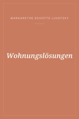 Portada de Wohnungslösungen