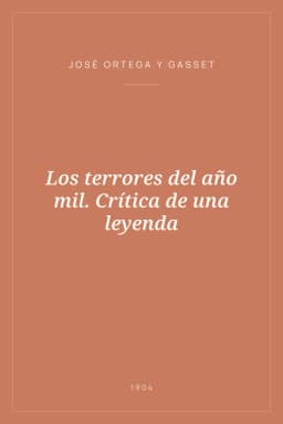 Portada de Los terrores del año mil. Crítica de una leyenda
