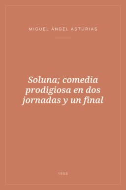 Portada de Soluna; comedia prodigiosa en dos jornadas y un final