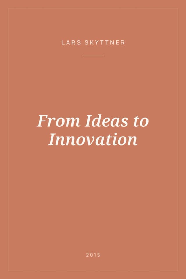 Portada de From Ideas to Innovation