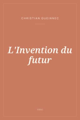 Portada de L'Invention du futur