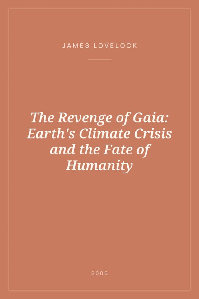 Portada de The Revenge of Gaia: Earth's Climate Crisis and the Fate of Humanity