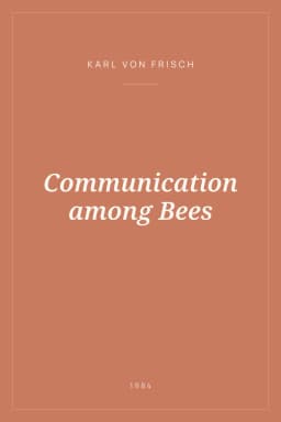 Portada de Communication among Bees