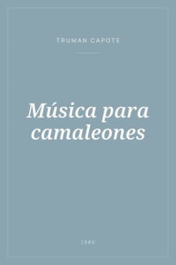 Portada de Música para camaleones