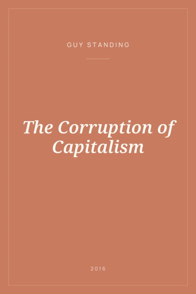 Portada de The Corruption of Capitalism