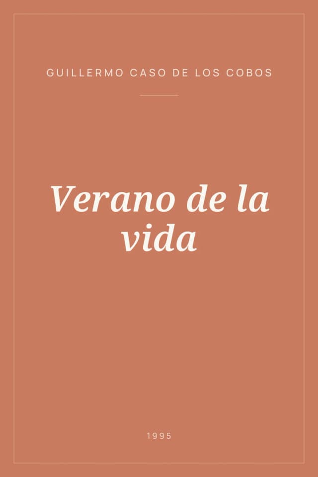 Portada de Verano de la vida