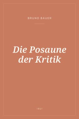 Portada de Die Posaune der Kritik