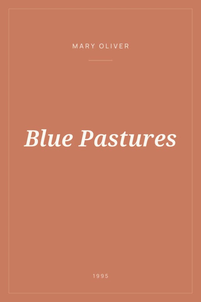 Portada de Blue Pastures
