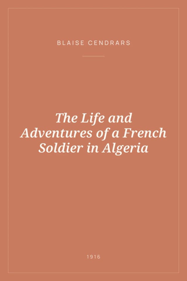 Portada de The Life and Adventures of a French Soldier in Algeria